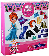 Набор магнитов "Кукла с одеждой New look" Magdum ML4031-14 EN, Land of Toys