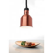 Циліндрична лампа для підігріву страв з регульованою висотою мідна HENDI 273890