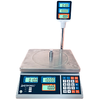Весы торговые электронные со стойкой ВТД-Т2-ЖК до 3 кг Днепровес