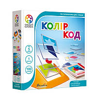 Игра-головоломка Цвет код Smart Games SG 090 UKR 18 плиток с цветными фигурами, Lala.in.ua