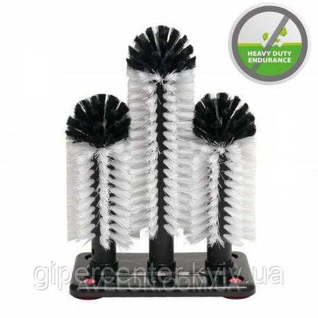 Комерційний йорж для миття склянок потрійний GWB2, фото 1