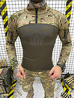 Тактическая рубашка убакс мультикам, Мужская военная боевая рубашка с длинным рукавом
