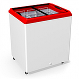 Морозильні скрині з прямим склом