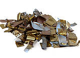 Хлопавка пневматична Золота конфеті довжина 30 см, фото 2