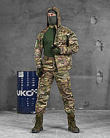Армійський тактичний костюм трійка мультикам, військова чоловіча форма 3в1 з сорочкою убакс