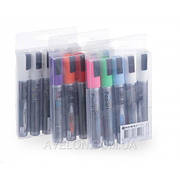 Маркери дошки меню, тонкі, 5 шт. (2хбілі, зел., троянд., синій) HENDI 664216