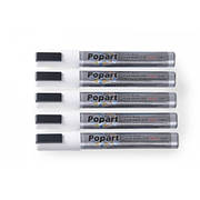 Маркери дошки меню, тонкі, 5 шт. білі HENDI 664209