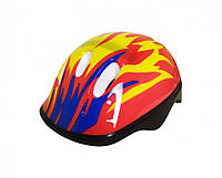 Шлем защитный детский Metr+ CL180202 размеры 19х26х11 см Красный, Land of Toys