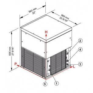 Льодогенератор BREMA G280AHC, фото 3