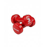 Гантель виниловая STUDIO DUMBBELL LivePro LP8076-3, 1 шт, 3 кг, Lala.in.ua