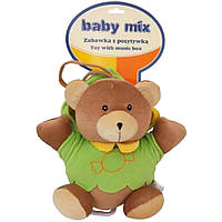 Плюшевая подвеска Мишка Baby Mix P/1034-0700 музыкальная, Lala.in.ua