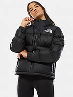 Женская черная зимняя куртка тнф короткая женская зимняя куртка the north face Salex Жіноча чорна зимова