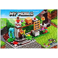 Конструктор детский "Minecraft" Bambi MG501B 104 детали, World-of-Toys