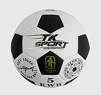 М`яч футбольний C 55045 "TK Sport" 1 вид, вага 330 грамів, матеріал ТРЕ, розмір №5