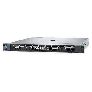 Сервер Dell PowerEdge R250, E-2314 2.8GHz/4-core/1P, 16GB-U, 480TB SSD, 4LFF HP, 700W, 1U, iDRAC9 Express, 3Y