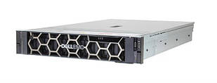 Сервер Dell PowerEdge R750, up 2CPU, noRAM, 8SFF, PERC H755 Rear, 4x10/25GbE SFP28, RPS 1100W, 2U, iDRAC9Ent,