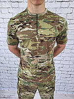 Тактическая футболка мультикам, футболка coolpass для военных