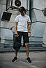 Комплект Nike КЕПКА + поло білий та шорти + Барсетка, фото 3