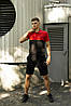 Комплект Nike поло червоно-чорний і шорти. +Барсетка, фото 10
