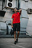 Комплект Nike поло червоний і шорти. +Барсетка, фото 3