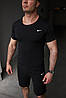 Комплект Nike футболка чорна + шорти, фото 2
