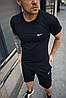 Комплект Nike футболка чорна + шорти, фото 4