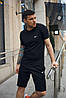 Комплект Nike футболка чорна + шорти, фото 7