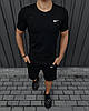 Комплект Nike футболка чорна + шорти, фото 8