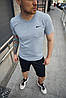 Комплект Nike футболка сіра + шорти, фото 4