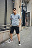 Комплект Nike футболка сіра + шорти, фото 6