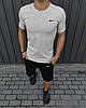 Комплект Nike футболка сіра + шорти, фото 9