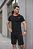 Комплект Reebok футболка чорна + шорти, фото 4
