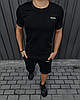 Комплект Reebok футболка чорна + шорти, фото 5