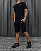Комплект Reebok футболка чорна + шорти, фото 6