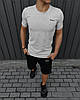 Комплект Reebok футболка сіра + шорти, фото 5
