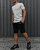 Комплект Reebok футболка сіра + шорти, фото 6