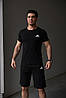 Комплект Adidas футболка чорна + шорти, фото 3