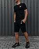 Комплект Adidas футболка чорна + шорти, фото 10