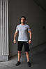 Комплект Adidas футболка сіра + шорти, фото 4