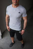 Комплект Adidas футболка сіра + шорти, фото 6