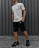Комплект Adidas футболка сіра + шорти, фото 10