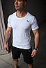 Комплект Puma футболка біла + шорти, фото 2