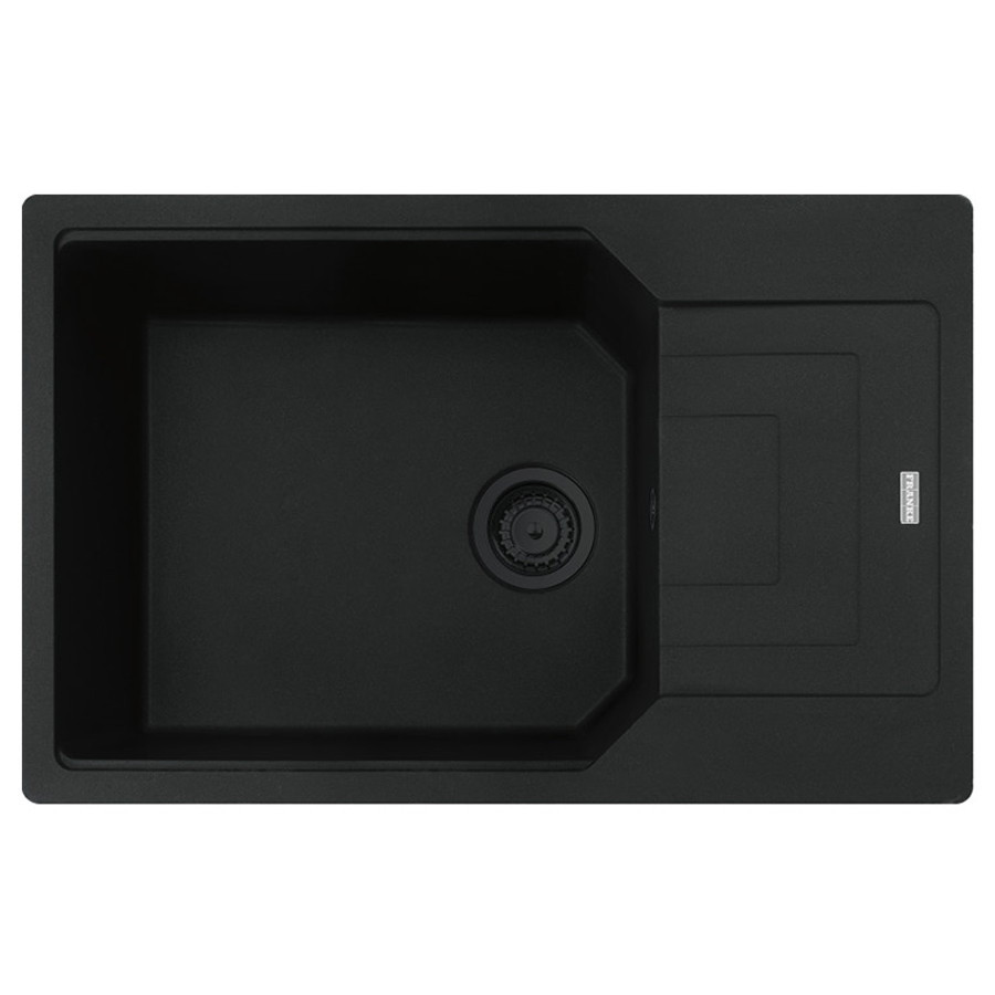 Кухонна мийка Franke Urban UBG 611-78 XL Black Edition, гранітна врізна оборотна, коландер у комлекті