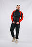 Костюм чоловічий Intruder: куртка soft shell light "iForce" червона + штани "Hope" чорні, фото 2