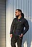 Комплект чоловічий Nike: куртка + штани чорний. БАРСЕТКА У ПОДАРУНОК!, фото 6
