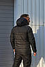 Комплект чоловічий Nike: куртка + штани чорний. БАРСЕТКА У ПОДАРУНОК!, фото 9