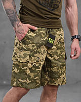 Тактичні військові шорти літні 7.62 піксель, армійські чоловічі шорти для військових камуфляжні