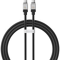 Кабель Baseus CoolPlay Series Fast Charging Cable Type-C to Type-C 100W (CAKW000201) 1m Black, фото 5