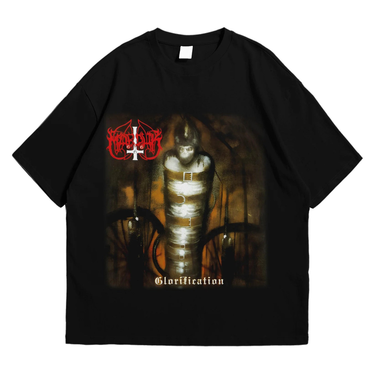 Футболка з принтом Marduk Glorification XXL Чорний, фото 1