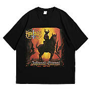 Футболка з принтом Marduk Infernal Eternal S Чорний